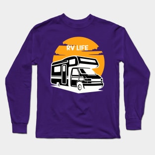 Explore in Style RV Shirt, Soft Vintage-Inspired Motorhome T-Shirt, Great Gift for Wanderlust Spirits, Unique Nomad Gift Long Sleeve T-Shirt